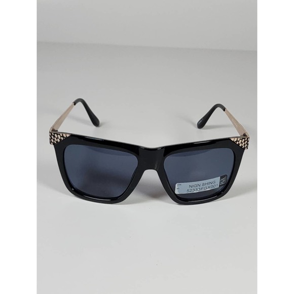 FGX Foster Grant Full Classic Black & Silver Snake Print Sunglasses 52333FGX001 - Picture 3 of 11